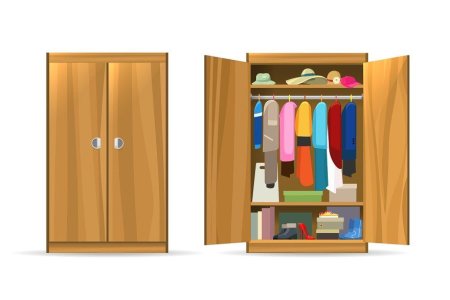 Шкаф для одежды клипарт