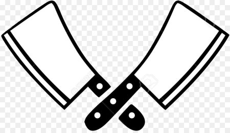 Нож мясника вектор