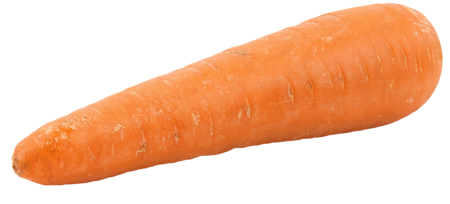 Морковка на прозрачном фоне