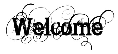 Надпись Welcome