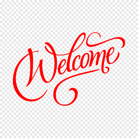 Надпись Welcome