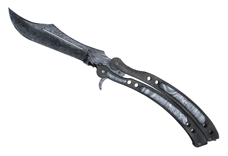 Butterfly Knife Damascus Steel