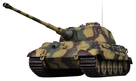 Королевский тигр сбоку