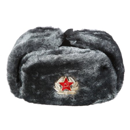 Ушанка камандир черный 55