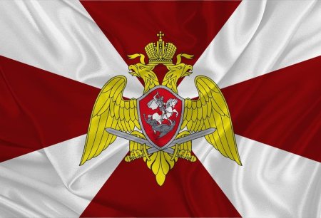 Флаг войск национальной гвардии РФ