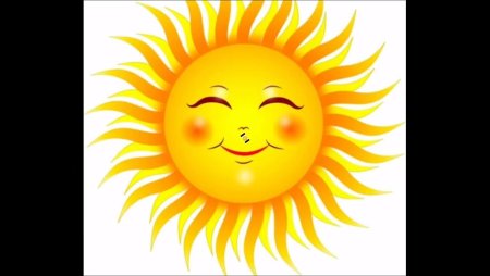 Солнышко с улыбкой