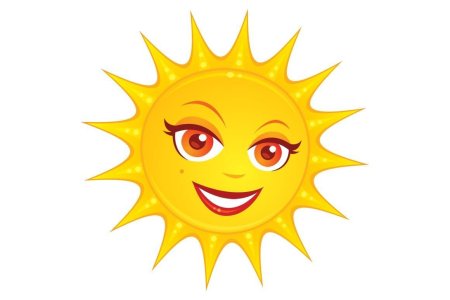 Солнышко улыбается