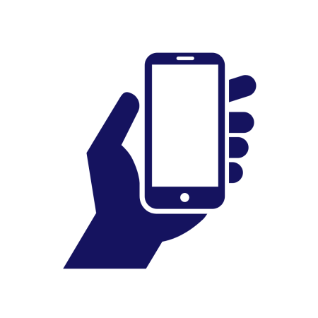 Смартфон в руке
