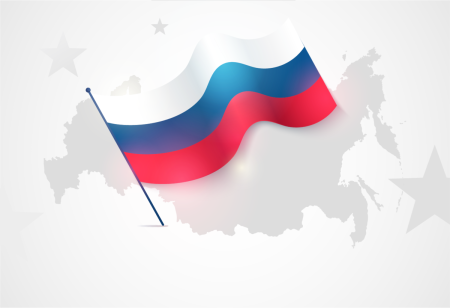 Фон для открытки Россия