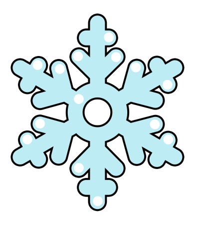 Снежинки для детей