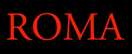 ROMA надпись