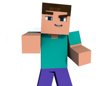 Моделька Стива для Cinema 4d
