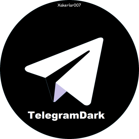 Черный значок телеграмма