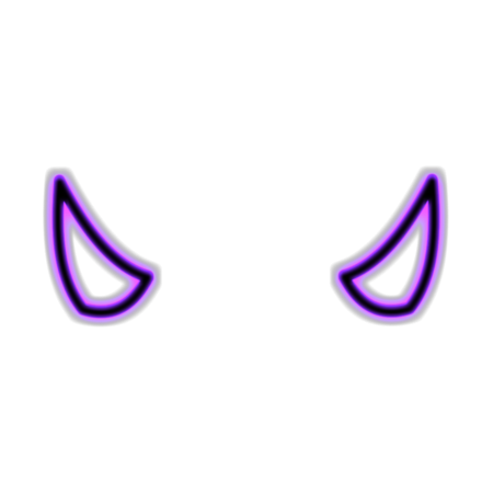 Неоновые рожки