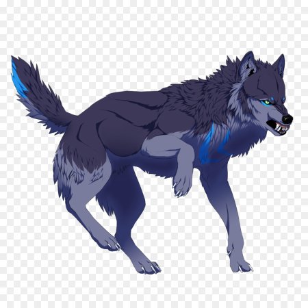 Анимированный волк