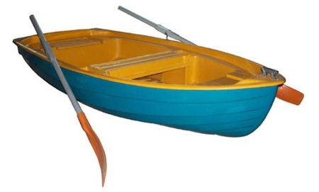 Лодка гребная стеклопластиковая "Русалка"