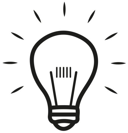 Лампочка значок