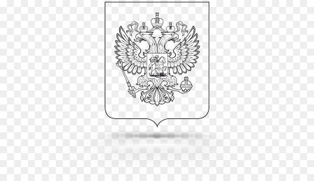 Герб РФ на геральдическом щите