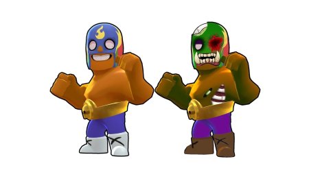 Эль Примо на прозрачном фоне Brawl Stars