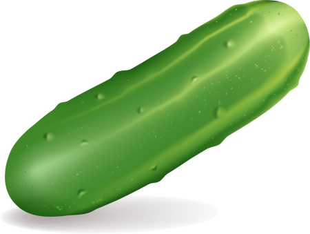 Огурец мультяшный