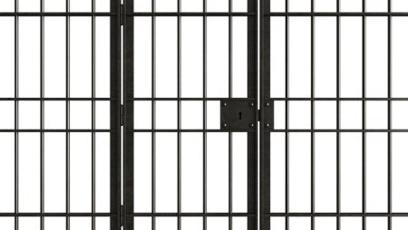 Белый фон металлическая решетка