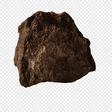Метеорит на белом фоне