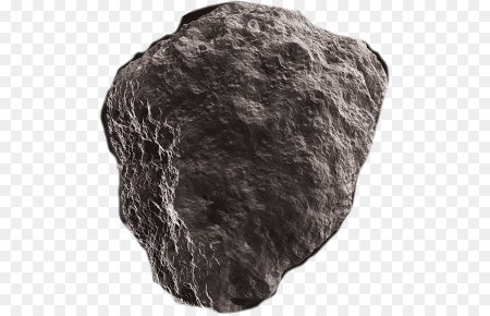 Метеорит без фона