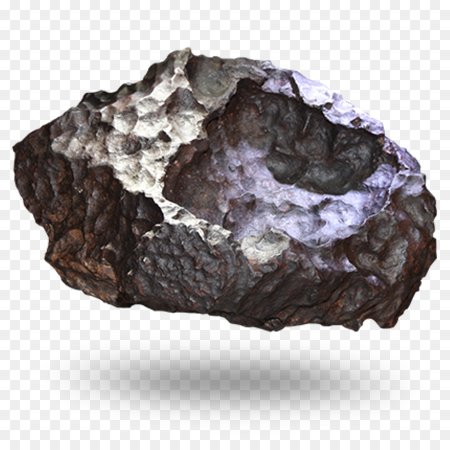 Метеорит без фона