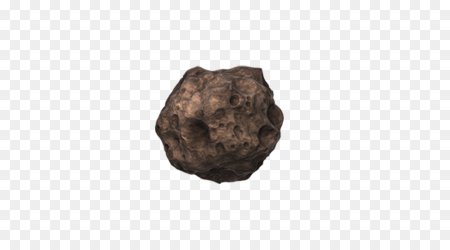 Метеорит без фона