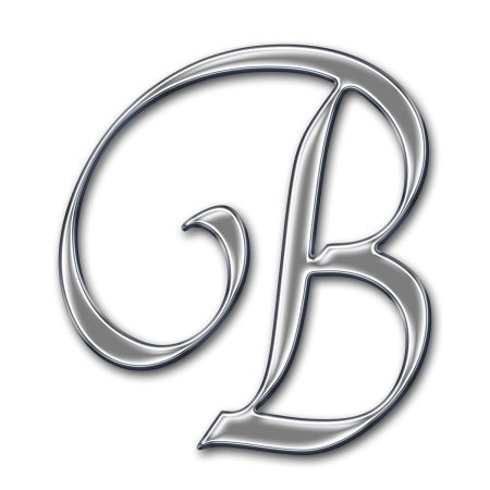 Красивая буква b