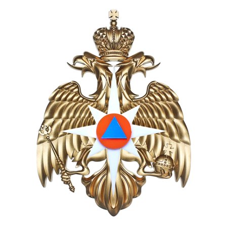 Значок МЧС С орлом