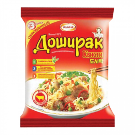 Лапша доширак Квисти говядина 70г