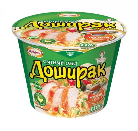 Лапша доширак сытный обед курица 110г