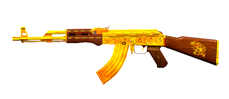 М4 золотой автомат
