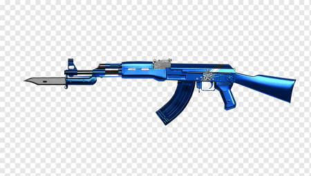 AK-47-Knife-Platinum Blue