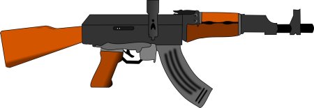 Автомат Калашникова мультяшный