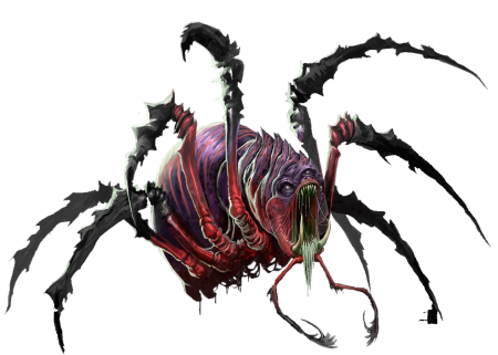 Паукообразные монстры из игр