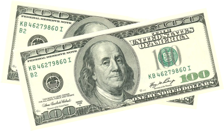 Купюра 100 долларов США