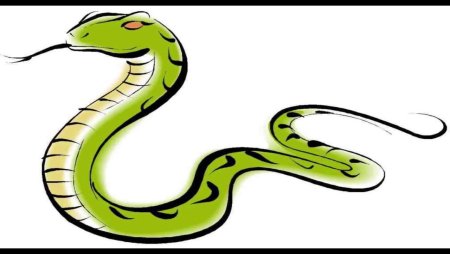 Змея рисунок с фоном