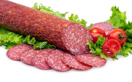 Колбаса стандарт с/к полусухая без мяса птицы щедрая Сибирь