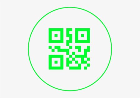 QR код зеленый