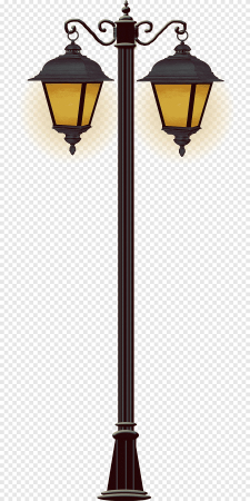 Фонарь на прозрачном фоне