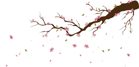 Падающие листья Сакуры
