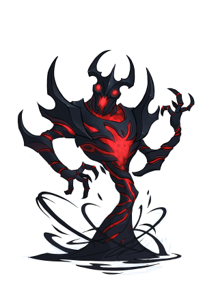 Shadow Fiend тату эскиз