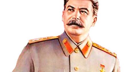 Сталин Иосиф Виссарионович на белом фоне