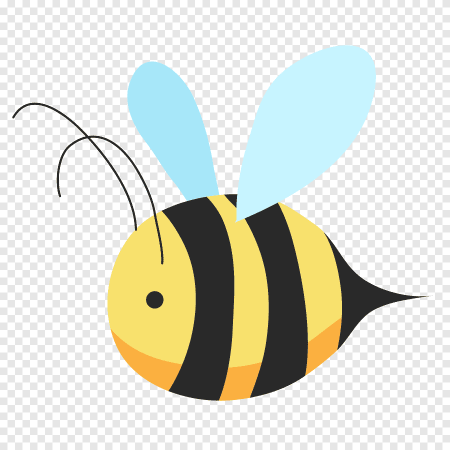 Пчелка без фона