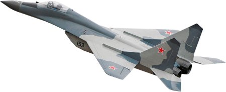Военный самолет на белом фоне