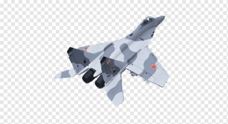 Истребитель Су-57 на белом фоне
