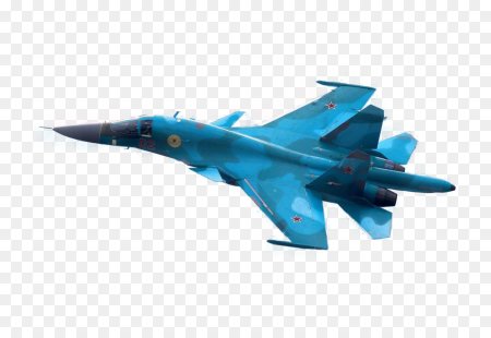 Су-34 на белом фоне
