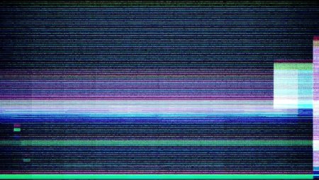 Глитч эффект VHS